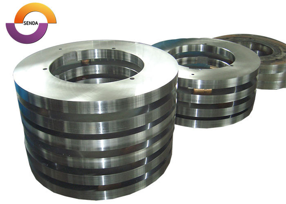 Lames rotatoires HRC53 de découpeuse de couteaux circulaires pour la coupe de papier d'aluminium