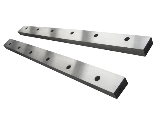 Couteaux de coupe en acier revêtu de TiN Lames à trou élevées Quantité double troisième angle de bord