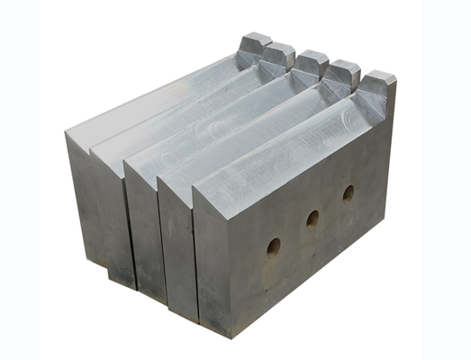 Hss lame de cisaillement hydraulique 60hrc pour couper l'aluminium et l'acier
