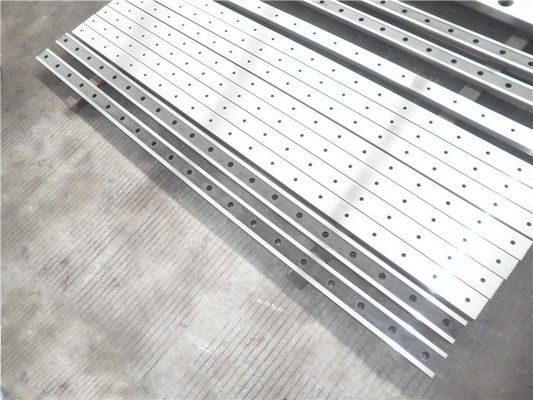 Lame de cisaillement 9crsi de guillotine pour la coupe aux lignes lames faites sur commande de longueur de cisaillement en métal