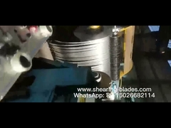 Processus de fente rotatoire industriel de machine de tôle d'acier en métal